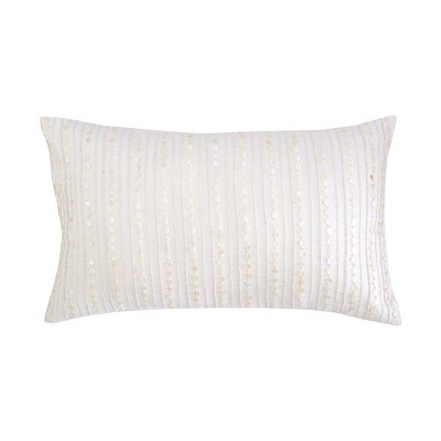 EY Essentials 14" x 22" Pearl Stripe Pillow