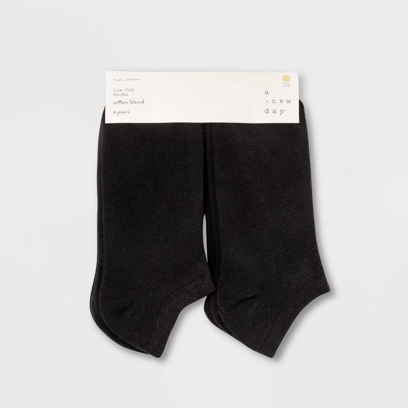 Women's 6pk Low Cut Socks - A New Day™ 4-10, 2 of 3