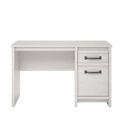 Aldeen Computer Desk Ivory Oak - Room & Joy