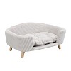 Cesicia Elevated Dog Bed for Small Dog, Corduroy Pet Couch Bed with Supportive Foam, Easy Assembly - 2 of 4