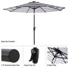 Pure Garden 9 Ft Patio Umbrella, Black and White - 4 of 4