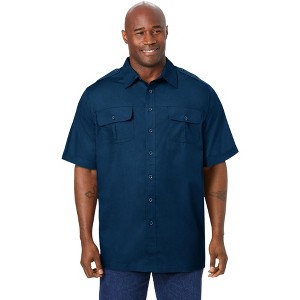 Boulder Creek by KingSize Short-Sleeve Pilot Shirt - 1 of 4
