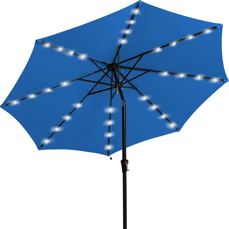 HYLEORY Beka 120" Lighted Market Umbrella, 3 of 4
