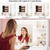 61" Makeup Vanity with Mirror & Lights - 3 Color Modes, 8 Drawers & 2 Shelves, Adjustable Brightness for Bedroom - 4 of 4