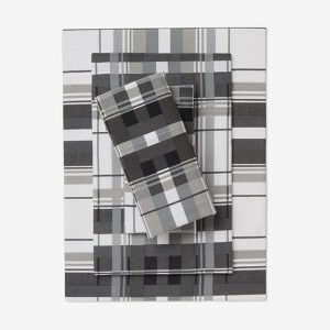 BrylaneHome Cotton Flannel Print Sheet Set - 1 of 4