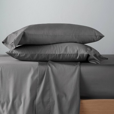 Casaluna 300 Thread Count Cotton Blend Satin 4PC Sheet Set Luxurious Look 7390₽