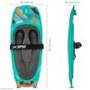 Xspec Kneeboard with Hook for Knee Surfing Boating Waterboarding, Aqua - 3 of 4