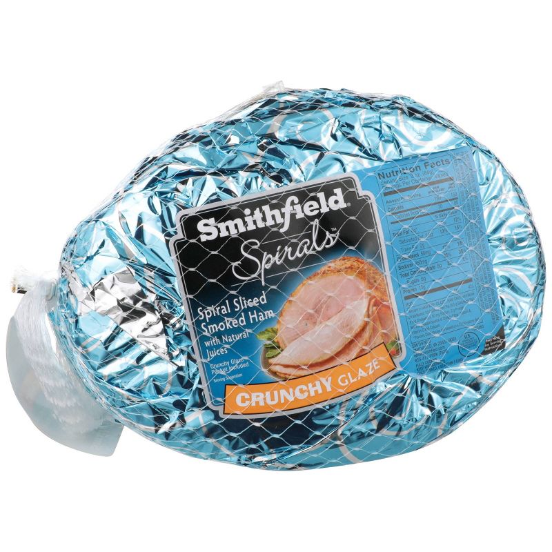 Smithfield Spiral Crunchy Glaze Half Ham - 6-10 lbs - price per lb, 3 of 8