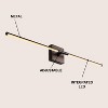 JONATHAN Y Makena Modern Minimalist Dimmable Integrated LED Metal Wall Sconce - 3 of 4