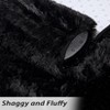 Luxury Modern Plush Fluffy Velvet Rug 5 x 8 ft, Faux Wool Rugs with  Non-Slip & Washable,for Bedroom Living Room Nursery - 4 of 4