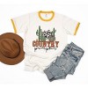 Simply Sage Market Women's Coutry Pumpkin Cactus Short Sleeve Ringer Tee - 2 of 3