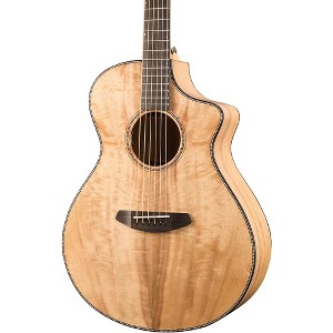 Breedlove Oregon Concert CE Myrtlewood Acoustic-Electric Guitar Natural - 1 of 4