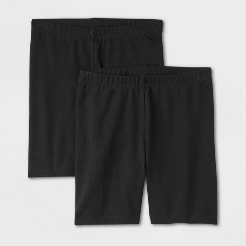 Toddler Girls' Bike Shorts - Cat & Jack™ Black 5T