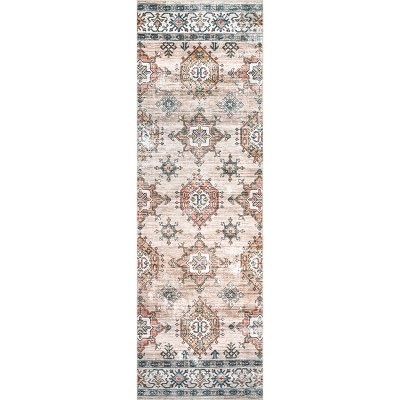 nuLOOM Finley SpinClean Machine Washable Stain-Resistant Area Rug