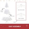 TopComfy Christmas Tree Stands Christmas Tree Elegant Snowy Appearance Ornaments Winter Ambience for Living Room, White, 36.81"*9.84"*11.02" - 4 of 4