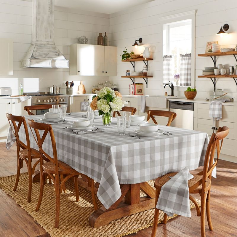 Farmhouse Living Buffalo Check Tablecloth Collection - Elrene Home Fashions, 2 of 4