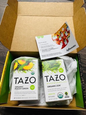 Tazo Organic Peachy Green Tea - 20ct : Target