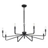 Savoy House Salem 8 - Light Chandelier in  Forged Iron - 4 of 4