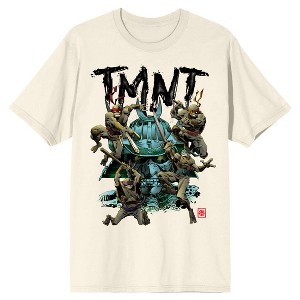 World Of TMNT Ninja Turtles Fight Crew Neck Short Sleeve Men's T-shirt - 1 of 3