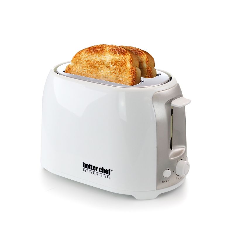 Better Chef Cool Touch Wide-Slot Toaster in White, 2 of 6