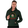 Betty Boop Christmas Wreath Attitude Hoodie Sweatshirt Women Brisco Brands - 3 of 4