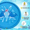 MOVSSOU Splash Pad 67" Sprinkler Play Mat Kid Dog Pad Sprinkler Pool Backyard Water Mat Blue - 2 of 4