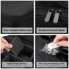 Travel Cosmetic Bag, Portable Makeup Case with Adjustable Dividers for Women, Organizer for Makeup Brushes, Toiletries, Jewelry & Digital Accessories - 4 of 4