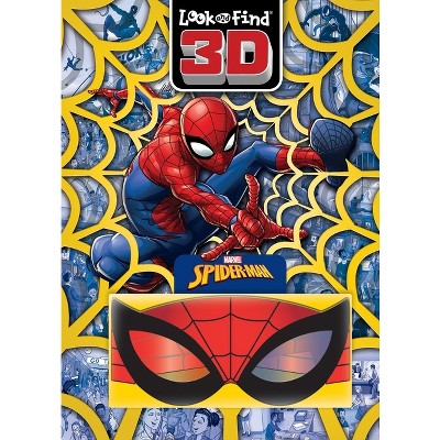 Marvel Spider-Man: Look and Find 3D - by  Pi Kids (Hardcover)