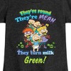 Girls' - Rugrats - Reptar Bar Fitted Short Sleeve Graphic T-Shirt - 2 of 4