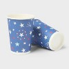 Blue Red White Stars Paper Disposable Cups 9oz - 10ct - Sun Squad™ - 2 of 3