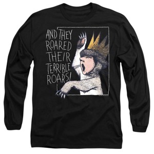 Men’s Where The Wild Things Are Roar Long Sleeve T-Shirt - 1 of 4