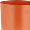 Sagebrook Home Flat Base Metal Indoor Outdoor Planter Pot with Stand Burnt Orange 8"x8"x12": Contemporary Iron Planter - 4 of 4
