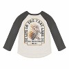 Boy's Fast Lane Long Sleeve Raglan - TINY WHALES - 2 of 3