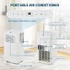 Acekool 8,000 BTU Portable Air Conditioner, 4-in-1 AC Dehumidifier Fan, for Rooms up to 350 Sq. Ft, Timer, Remote, Easy Move - 4 of 4