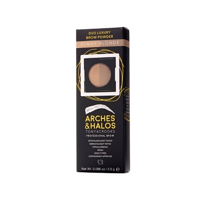 Arches & Halos Duo Luxury Brow Powder Sunny Blonde - 0.088oz