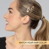 scünci Metal Snap Clips - Blonde - All Hair - 12pcs - 3 of 4