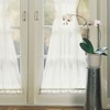 Emily Voile Rod Pocket Sheer Door Curtain Panel - No. 918 - image 2 of 4