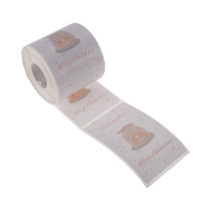 Unique Bargains Christmas Stickers for Ceramic Glass Metal Paper Plastic Peel Light Gray Blue 1Pcs - 1 of 4