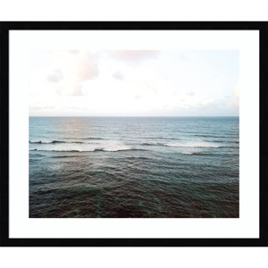 Where The Ocean Meets The Sky by Rachel Dowd: Serene Seascape, Modern Decor - Amanti Art - 1 of 4