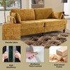 MOONMISS chenille 2-seater wood-legged sofa with LED light, USB charging port and storage bag Living room Bedroom Study room - 2 of 4