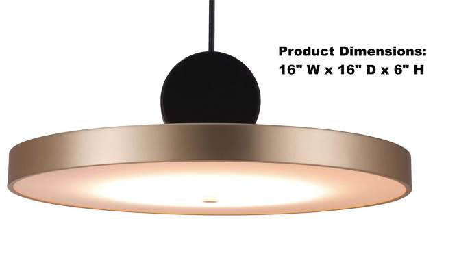Nunzia Ceiling Lamp Gold - ZM Home, 2 of 12, play video