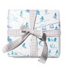 Two-Sided "Ski Toile" Heavyweight Christmas/Holiday Gift Wrap by Ramus & Co (Eight Sheets) - 3 of 4
