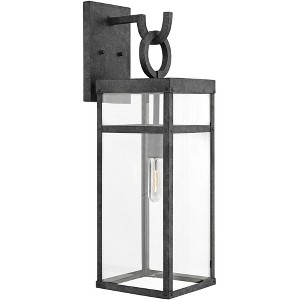 Hinkley Porter 25" High Aged Zinc Outdoor Wall Light - 1 of 1