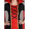 HalloweenCostumes.com 2X Women Plus Size Queen Vampire Costume for Women,  Celestial Gold Detailed Dress, Black/Red - 3 of 4