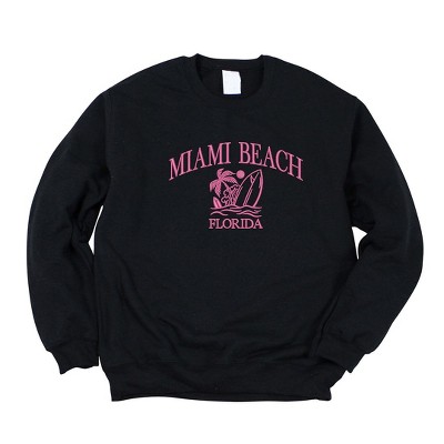 Simply Sage Market Women's Graphic Sweatshirt Embroidered Miami Beach Florida