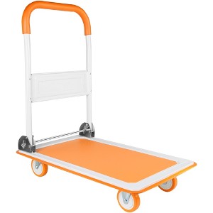 Vynxaria Push Cart Dolly, Moving Platform Hand Truck, Foldable for Easy Storage and 360 Degree Swivel Wheels with 330lb Weight Capacity - 1 of 4