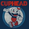 Men's Cuphead Smile and Wave Distressed Long Sleeve Shirt - 2 of 4