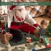 Christmas Washable Area Rug Xmas Pine Cones Rug Plaid Rugs for Living Room Bedroom - 4 of 4