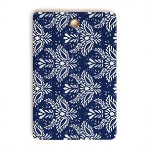 Marta Barragan Camarasa Pattern Indigo Watercolor Cutting Board - Deny Designs - 1 of 3