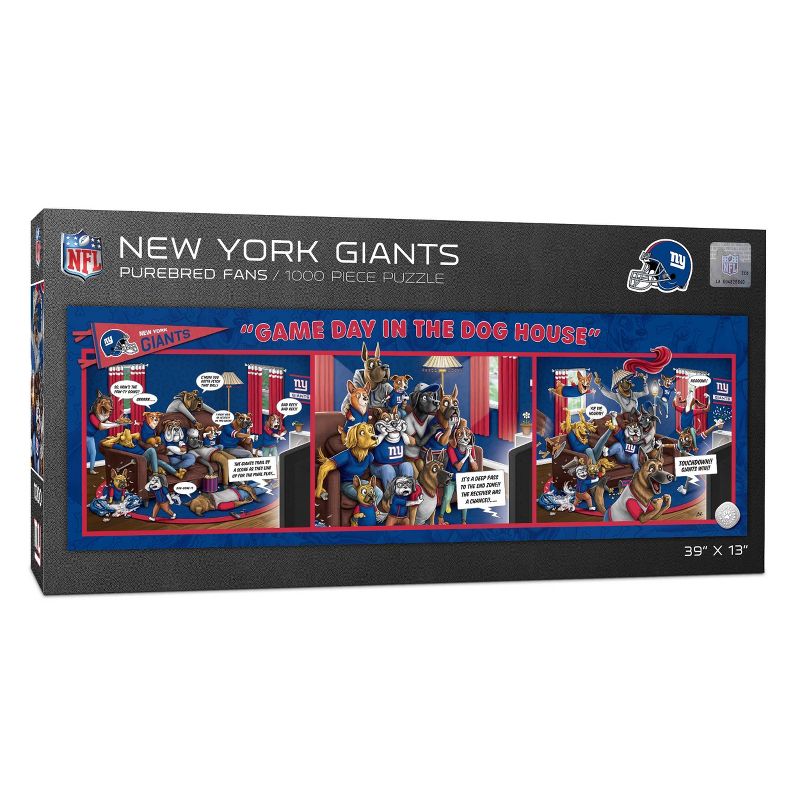 NFL New York Giants Game Day in the Dog House Puzzle - 1000Pc, 1 of 4